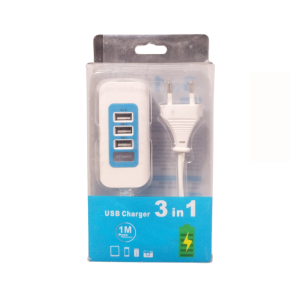 Cargador 3 usb