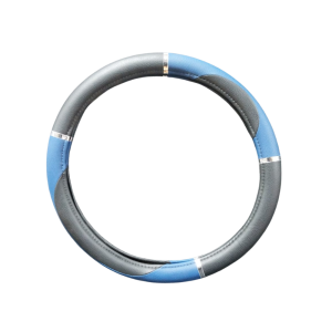 Cubre volante azul negro
