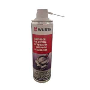 LIMPIADOR SISTEMA ADMISION Y CUERPO ACELERACION WURTH 500 ML