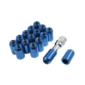 TUERCA DE SEGURIDAD 1.5 SET 16 + LLAVE AZUL