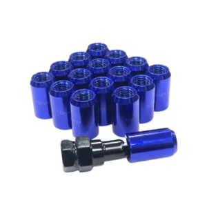 TUERCA DE SEGURIDAD 1.25 SET 16 + LLAVE AZUL