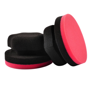 Red Hex Grip Car Wax Foam Applicator